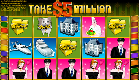 take 5 millions online slot im prestige casino spielen